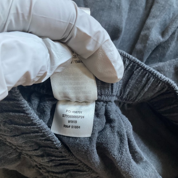 Patagonia Women’s Charcoal Gray Wide Leg Cropped Pants size S - Picture 7 of 7